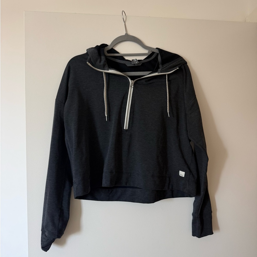 Heather grey vuori quarter zip
